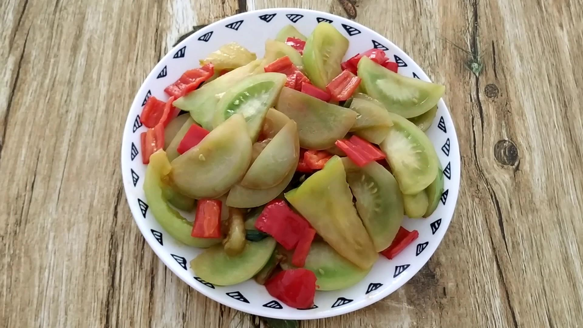青番茄这个做法太好吃了,酸甜可口,营养美味又下饭